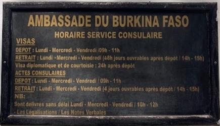 Burkina faso a dakar