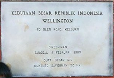Indonesie a wellington