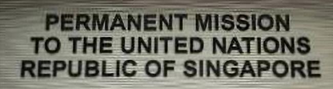 Singapour mp onu new york